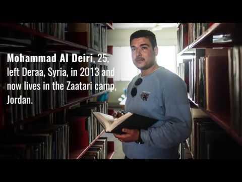 Mohammad’s story: First Zaatari Camp Post-Graduate Syrian